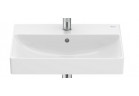 Umyvadlo stěnová malá 50cm Roca ONA Compacto FINECERAMIC® , s otvorem pro baterii, Bílá
