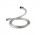 Sprchová hadice Excellent Round Silver, 1500mm - silver