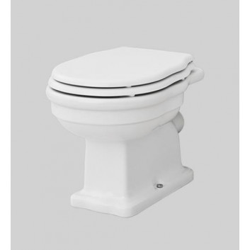 Mísa WC stojící , Artceram Hermitage , bílý lesklá