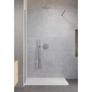 Sprchový kout walk-in Radaway Modo New II, 160x200cm, sklo čiré, profil Brushed GunMetal