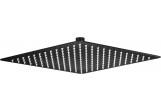 Horní sprcha sprchový ocelový 250x250mm, Deante Cascada - nero (černá matnáný)