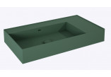 Umyvadlo stěnová levá 80x45.5cm, Elita Solid-Surface, bílý matnáný