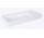 Umyvadlo stěnová levá 100.5x45.5cm, Elita Solid-Surface, white matnáný
