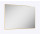 Zrcadlo LED 120/80cm, Elita Sharon Square, gold