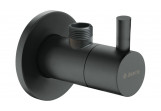Ventil rohový s keramickou hlavicí 1/2 - nero (černá matnáný)