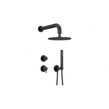 Sprchový set podomítkový, Deante Temisto, nero
