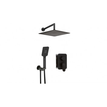 Sprchový set podomítkový z główką sprchovým, Deante Silia, zlato szczotkowane