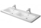 Umyvadlo obdélníková dvojitá 130x48cm nábytková, Duravit DuraStyle, bílá