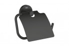 Závěs toaletního papíru Grohe Essentials, s poklopem, matte black