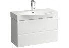 Skříňka pod umyvadlo závěsná 88cm, Laufen Lani, bílý lesklá
