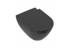 Mísa wc Villeroy&Boch Subway 2.0, 56x37 cm, bez kołnierza, s povrchem CeramicPlus - Pure Black