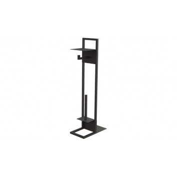 Závěs toaletního papíru nástěnný s poličkou , Deante Mokko, nero