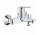Vaňová baterie Grohe BauEdge, nadomítková, páková - chrom