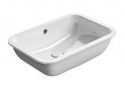 Umyvadlo GSI Classic pod desku 55x38cm z přepadem - Glossy White