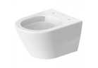 Závěsné wc WC Duravit D-Neo Compact 48x37 cm, bez rantu spłukującego, z ukrytym montażem HygieneGlaze - bílá