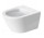 Závěsné wc WC Duravit D-Neo Compact 48x37 cm, bez rantu spłukującego, z ukrytym montażem HygieneGlaze - bílá