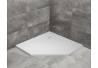 Sprchová vanička konglomeratowy pięciokątny Radaway Kyntos PT 100x100x3cm - bílý