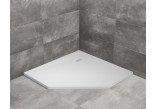 Pětiúhelníková vanička levý s panelem Radaway Doros PT E Compact 100x80cm bílý
