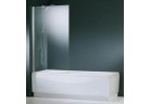 Zástěna Novellini Aurora 5 jednodílná stálý - 80x150H cm, bílý profil, čiré sklo 