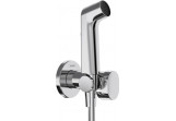 Ruční sprcha Hansgrohe Bidette 1jet S EcoSmart se směšovačem, držákem a hadicí sprchovým 125 cm - chrom