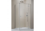 Pevná boční stěna S1 70 Radaway Essenza New Black KDJ 66.7-68.2-200cm, profil černá, sklo čiré