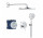 Sprchový set Grohe Essence podomítkový s hlavovou sprchou Rainshower mono 310 - chrom