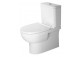 Mísa toaletní závěsná Compact Duravit Rimless DuraStyle - bílá s povrchem WonderGliss