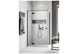Pevná boční stěna S1 70 Radaway Essenza New Black KDJ 66.7-68.2-200cm, profil černá, sklo čiré