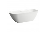 Souprava Laufen Lua Advanced mísa WC podvěsná Rimless + sedátko WC Slim pomalu sklápěcí - bílý
