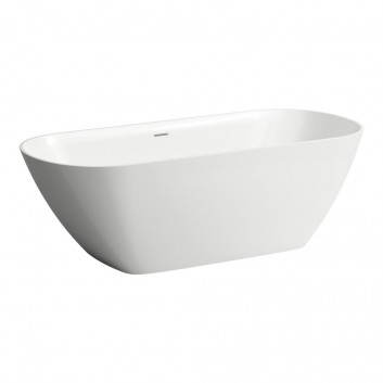 Souprava Laufen Lua Advanced mísa WC podvěsná Rimless + sedátko WC Slim pomalu sklápěcí - bílý
