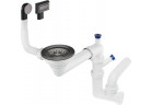 Sifon do zlewozmywaka Deante Space-Saver granitowego 1-komorowego - titanium