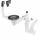 Sifon do zlewozmywaka Deante Space-Saver granitowego 1-komorowego - titanium