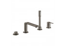 Vaňová baterie Grohe Lineare 4otvorová - brushed hard graphite
