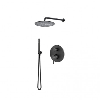 Sprchový set Vema Maira, podomítkový, 2 výstupy vody, horní sprcha kulatá 20cm, chrom