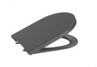 Klozetové sedátko pomalu sklápěcí Roca Inspira Round - onyx