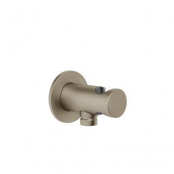 Přípojka úhlová Gessi Anello, s rukojetí - Copper Brushed PVD