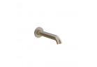 Výtokové rameno vanová Gessi Origini, stěnová, 192mm - Finox Brushed Nickel