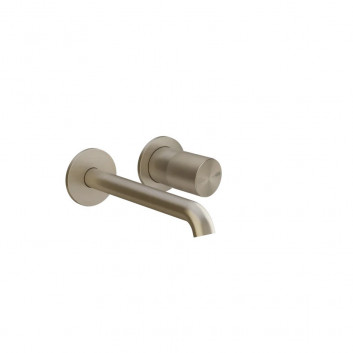 Sprchová baterie Gessi Habito termostatická 2-propustná vnější komponent - Finox Brushed Nickel