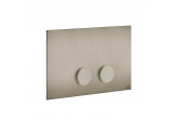 Splachovací tlačítko Gessi, dla stelaży Sigma 8 i 12 - Finox Brushed Nickel