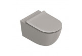 Mísa Catalano Sfera 55x35 cm závěsná Silentech (bez kołnierza) - tortora matnáný