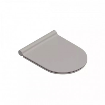 Mísa Catalano Sfera 55x35 cm závěsná Silentech (bez kołnierza) - tortora matnáný