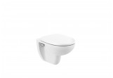 Mísa WC Roca Victoria 35,5x53 cm, podvěsná Rimless - bílá