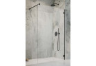 Sprchový kout Radaway Essenza Pro 8 Walk-in 90 cm, sklo čiré, profil GunMetal