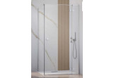 Dveře sprchové Radaway Essenza New KDJ 120 cm, pravé - sklo čiré s povrchem Easy Clean, profil GunMetal