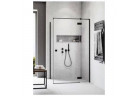 Dveře sprchové Radaway Essenza New Black KDJ 100 cm, pravé - čiré sklo s povrchem Easy Clean, profil černá matnáný