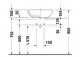 Umywalka stawiana, Duravit Foster, 495x350 mm, Biały Alpin- sanitbuy.pl