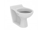 Mísa WC stojící Ideal Standard Contour 21 Schools 36x53 cm, ściśle mocowana, przylegająca do stěny, výška 35,5 cm - bílá