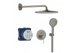 Sprchový set podomítkový s hlavovou sprchou Rainshower mono 310 , Grohe Essence, nerez