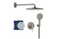Sprchový set podomítkový s hlavovou sprchou Rainshower mono 310 , Grohe Essence, nerez