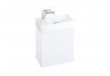 Skříňka pod umyvadlo mini Ravak SD Classic II 40x22x50 cm, závěsná, levé - bílý lesklá